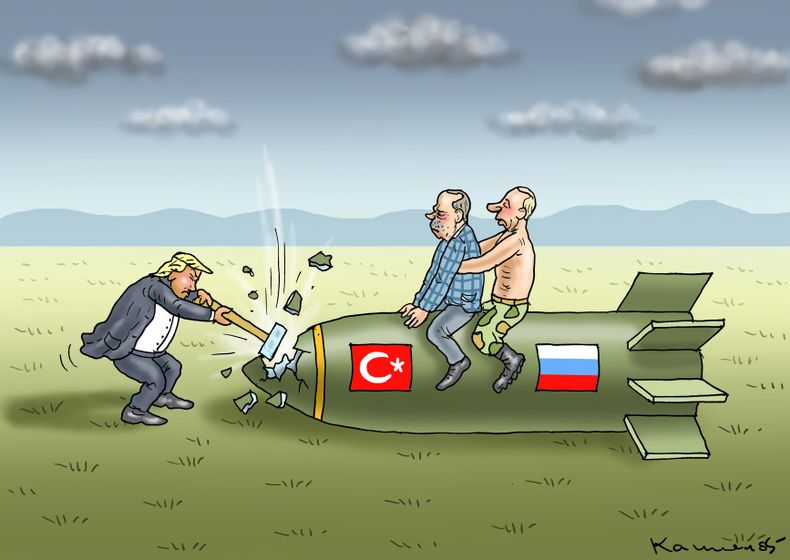 erdogan putin and trump skitso